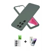 MARSİLYAN™- Galaxy S25 Ultra Kılıf Kozmos Yansıma Özel Seri - Şeffaf Pasifik Cam Ekran Koruyucu + Raze Metal Kamera Lens - GS