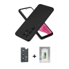 MARSİLYAN™- Galaxy S25 Ultra Kılıf Kozmos Yansıma Özel Seri - Şeffaf Polymer Nano Ekran Koruyucu + Lacivert Bilvis Titan Kamera Lens