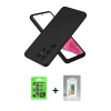 MARSİLYAN™- Galaxy S25 Ultra Kılıf Kozmos Yansıma Özel Seri - Şeffaf Polymer Nano Ekran Koruyucu + Raze Metal Kamera Lens - MI