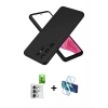 MARSİLYAN™- Galaxy S25 Ultra Kılıf Kozmos Yansıma Özel Seri - Siyah 3D Antistatik Seramik Nano Ekran Koruyucu + Raze Metal Kamera Lens - GS