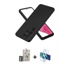 MARSİLYAN™- Galaxy S25 Ultra Kılıf Kozmos Yansıma Özel Seri - Siyah 3D Antistatik Seramik Nano Ekran Koruyucu + Bilvis Titan Kamera Lens - GS