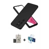 MARSİLYAN™- Galaxy S25 Ultra Kılıf Kozmos Yansıma Özel Seri - Siyah 3D Antistatik Seramik Nano Ekran Koruyucu + Bilvis Titan Kamera Lens - TNGI