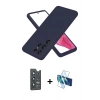 MARSİLYAN™- Galaxy S25 Ultra Kılıf Kozmos Yansıma Özel Seri - Siyah 3D Antistatik Seramik Nano Ekran Koruyucu + Bilvis Titan Kamera Lens - LT