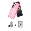 MARSİLYAN™- Galaxy S25 Ultra Kılıf Nova Asil Prime - Şeffaf Polymer Nano Ekran Koruyucu + Bilvis Titan Kamera Lens - SH