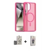 MARSİLYAN™- Galaxy S25 Ultra Kılıf Siluet Minimal Prime - Siyah Bilvis 3D Cam Ekran Koruyucu + Bilvis Titan Kamera Lens - GS