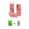 MARSİLYAN™- Galaxy S25 Ultra Kılıf Vadi Form Prime - Siyah Bilvis 3D Cam Ekran Koruyucu + Raze Metal Kamera Lens - NLGY