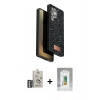 MARSİLYAN™- Galaxy S25 Ultra Kılıf Vadi Klasik Serisi - Şeffaf Polymer Nano Ekran Koruyucu + Bilvis Titan Kamera Lens - GS