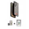 MARSİLYAN™- Galaxy S25 Ultra Kılıf Vadi Klasik Serisi - Şeffaf Polymer Nano Ekran Koruyucu + Bilvis Titan Kamera Lens - GS
