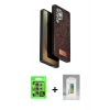 MARSİLYAN™- Galaxy S25 Ultra Kılıf Vadi Klasik Serisi - Şeffaf Polymer Nano Ekran Koruyucu + Raze Metal Kamera Lens - NLGY