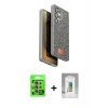 MARSİLYAN™- Galaxy S25 Ultra Kılıf Vadi Klasik Serisi - Şeffaf Polymer Nano Ekran Koruyucu + Raze Metal Kamera Lens - NLGY