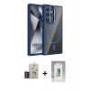 MARSİLYAN™- Galaxy S25 Ultra Kılıf Yadigar Asil Koleksiyonu - Şeffaf Polymer Nano Ekran Koruyucu + Bilvis Titan Kamera Lens - TNGI