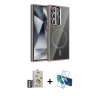 MARSİLYAN™- Galaxy S25 Ultra Kılıf Yadigar Asil Koleksiyonu - Siyah 3D Antistatik Seramik Nano Ekran Koruyucu + Bilvis Titan Kamera Lens - GS