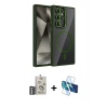 MARSİLYAN™- Galaxy S25 Ultra Kılıf Yadigar Asil Koleksiyonu - Siyah 3D Antistatik Seramik Nano Ekran Koruyucu + Bilvis Titan Kamera Lens - GS