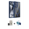 MARSİLYAN™- Galaxy S25 Ultra Kılıf Yadigar Asil Koleksiyonu - Siyah 3D Antistatik Seramik Nano Ekran Koruyucu + Bilvis Titan Kamera Lens - SH