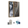 MARSİLYAN™- Galaxy S25 Ultra Kılıf Yadigar Asil Koleksiyonu - Siyah 3D Antistatik Seramik Nano Ekran Koruyucu + Bilvis Titan Kamera Lens - GS
