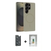 MARSİLYAN™- Galaxy S25 Ultra Kılıf Yankı Form Serisi - Şeffaf Polymer Nano Ekran Koruyucu + Bilvis Titan Kamera Lens - LT