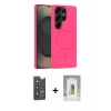 MARSİLYAN™- Galaxy S25 Ultra Kılıf Yankı Form Serisi - Şeffaf Polymer Nano Ekran Koruyucu + Bilvis Titan Kamera Lens - LT
