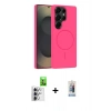 MARSİLYAN™- Galaxy S25 Ultra Kılıf Yankı Form Serisi - Siyah Joko Magic 5D Cam + Raze Metal Kamera Lens - GS