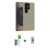 MARSİLYAN™- Galaxy S25 Ultra Kılıf Yankı Form Serisi - Siyah Joko Magic 5D Cam + Raze Metal Kamera Lens - GS