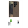 MARSİLYAN™- Galaxy S25 Ultra Kılıf Yankı Form Serisi - Siyah Joko Magic 5D Cam + Raze Metal Kamera Lens - GS