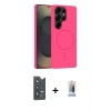 MARSİLYAN™- Galaxy S25 Ultra Kılıf Yankı Form Serisi - Siyah Joko Magic 5D Cam + Bilvis Titan Kamera Lens - LT