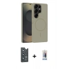 MARSİLYAN™- Galaxy S25 Ultra Kılıf Yankı Form Serisi - Siyah Joko Magic 5D Cam + Bilvis Titan Kamera Lens - LT