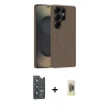 MARSİLYAN™- Galaxy S25 Ultra Kılıf Yankı Form Serisi - Siyah Joko Magic 5D Hayalet Cam + Bilvis Titan Kamera Lens - LT