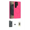 MARSİLYAN™- Galaxy S25 Ultra Kılıf Yankı Form Serisi - Siyah Joko Magic 5D Hayalet Cam + Bilvis Titan Kamera Lens - LT