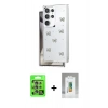 MARSİLYAN™- Galaxy S25 Ultra Kılıf Yörünge Form - Şeffaf Polymer Nano Ekran Koruyucu + Raze Metal Kamera Lens - NLGY