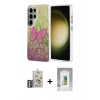 MARSİLYAN™- Galaxy S25 Ultra Kılıf Zirve Modern Prime - Şeffaf Polymer Nano Ekran Koruyucu + Bilvis Titan Kamera Lens - GS