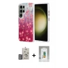 MARSİLYAN™- Galaxy S25 Ultra Kılıf Zirve Modern Prime - Şeffaf Polymer Nano Ekran Koruyucu + Bilvis Titan Kamera Lens - GS