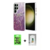MARSİLYAN™- Galaxy S25 Ultra Kılıf Zirve Modern Prime - Şeffaf Polymer Nano Ekran Koruyucu + Raze Metal Kamera Lens - NLGY