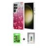 MARSİLYAN™- Galaxy S25 Ultra Kılıf Zirve Modern Prime - Şeffaf Polymer Nano Ekran Koruyucu + Raze Metal Kamera Lens - NLGY