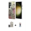 MARSİLYAN™- Galaxy S25 Ultra Kılıf Zirve Modern Prime - Siyah Joko Magic 5D Cam + Bilvis Titan Kamera Lens - GS