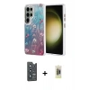 MARSİLYAN™- Galaxy S25 Ultra Kılıf Zirve Modern Prime - Siyah Joko Magic 5D Hayalet Cam + Bilvis Titan Kamera Lens - LT