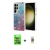 MARSİLYAN™- Galaxy S25 Ultra Kılıf Zirve Modern Prime - Siyah Joko Magic 5D Hayalet Cam + Raze Metal Kamera Lens - NLGY