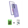 MARSİLYAN™- Galaxy S26 Kılıf İz Işık Koleksiyonu - Siyah 3D Antistatik Seramik Nano Ekran Koruyucu + Raze Metal Kamera Lens - SH