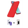 MARSİLYAN™- Galaxy S26 Kılıf Kozmos Yansıma Özel Seri - Siyah 3D Antistatik Hayalet Cam Ekran Koruyucu + Bilvis Titan Kamera Lens - GS