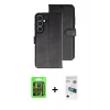 MARSİLYAN™- Galaxy S26 Kılıf Siluet Işık Serisi - Siyah 3D Antistatik Seramik Nano Ekran Koruyucu + Raze Metal Kamera Lens - SH