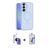 MARSİLYAN™- Galaxy S26 Kılıf Siluet Minimal Prime - Siyah Bilvis 3D Cam Ekran Koruyucu + Bilvis Titan Kamera Lens - PE