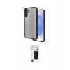 MARSİLYAN™- Galaxy S26 Plus Kılıf Ahenk Çizgi Serisi - Siyah 3D Antistatik Hayalet Cam Ekran Koruyucu