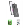 MARSİLYAN™- Galaxy S26 Plus Kılıf İz Işık Koleksiyonu - Siyah 3D Antistatik Seramik Nano Ekran Koruyucu + Raze Metal Kamera Lens - GS