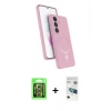 MARSİLYAN™- Galaxy S26 Plus Kılıf İz Işık Koleksiyonu - Siyah 3D Antistatik Seramik Nano Ekran Koruyucu + Raze Metal Kamera Lens - GS
