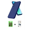MARSİLYAN™- Galaxy S26 Plus Kılıf Kozmos Yansıma Özel Seri - Siyah 3D Antistatik Cam Ekran Koruyucu + Raze Metal Kamera Lens - GS