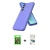 MARSİLYAN™- Galaxy S26 Plus Kılıf Kozmos Yansıma Özel Seri - Siyah 3D Antistatik Cam Ekran Koruyucu + Raze Metal Kamera Lens - GS