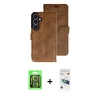 MARSİLYAN™- Galaxy S26 Plus Kılıf Siluet Işık Serisi - Siyah 3D Antistatik Cam Ekran Koruyucu + Raze Metal Kamera Lens - GS