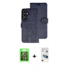 MARSİLYAN™- Galaxy S26 Plus Kılıf Siluet Işık Serisi - Siyah 3D Antistatik Seramik Nano Ekran Koruyucu + Raze Metal Kamera Lens - GS