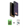 MARSİLYAN™- Galaxy S26 Plus Kılıf Vadi Klasik Serisi - Siyah 3D Antistatik Cam Ekran Koruyucu + Raze Metal Kamera Lens - GS