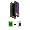 MARSİLYAN™- Galaxy S26 Plus Kılıf Vadi Klasik Serisi - Siyah 3D Antistatik Hayalet Cam Ekran Koruyucu + Raze Metal Kamera Lens - SH