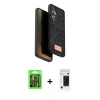 MARSİLYAN™- Galaxy S26 Plus Kılıf Vadi Klasik Serisi - Siyah 3D Antistatik Hayalet Cam Ekran Koruyucu + Raze Metal Kamera Lens - SH